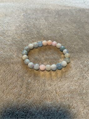 Pastel Multicolor Beaded Stretch Bracelet - Women Jewelry